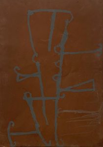 James Brown Tower of Ivory III Oil on Copper cm 70×100 anno 1987